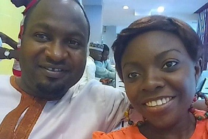 The late Damilare Oladapo Oluwafeyisan and his fiancee,Tope