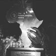 Ayo Thompson with her award