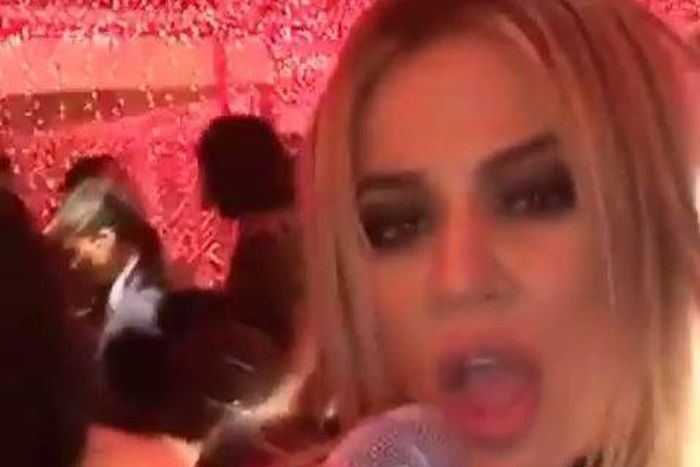 All the fun details from Kardashians Christmas eve party