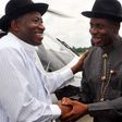 Rotimi Amaechi and Goodluck Jonathan.