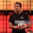 Luis Figo stands during the second day of the Web Summit in Lisbon, Portugal on November 8, 2016.