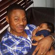 Yinka Ayefele and son