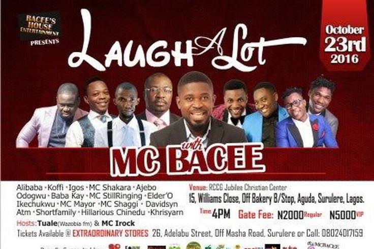 MC Bacee "Laugh a Lot" Comedy Show