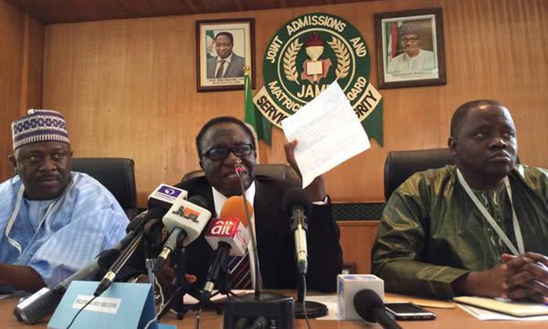 JAMB announces withdrawal of results
