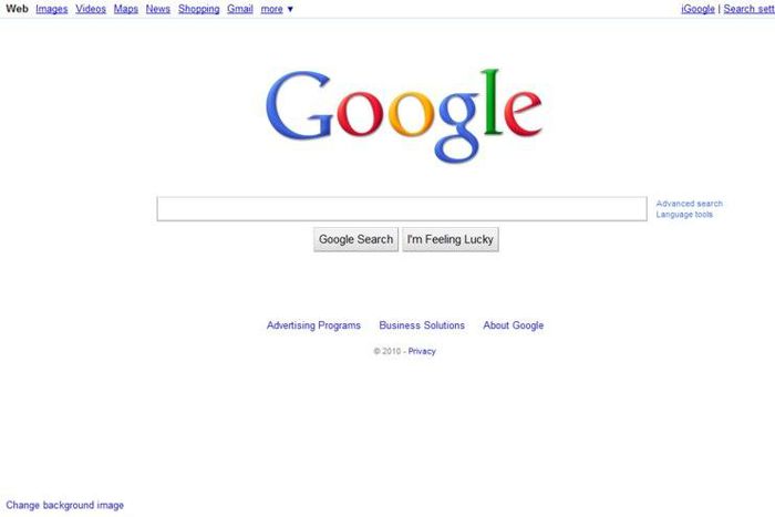 The Google Search Engine.
