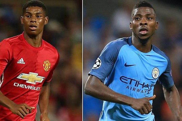 Marcus Rashford and Kelechi Iheanacho