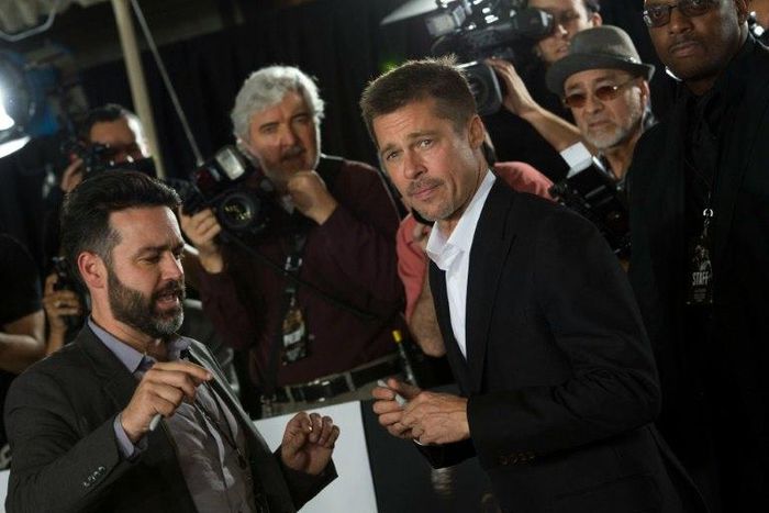 Actor Brad Pitt attends The "Allied" Fan Event Presented by Paramount Pictures, in Westwood, California, on November 9, 2016