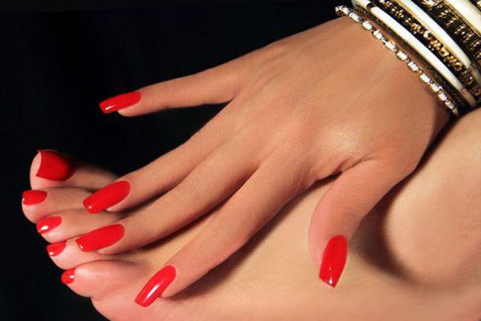 DIY manicure and pedicure