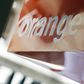 A logo is seen in a retail store of French telecom operator Orange in Bordeaux, southwestern France