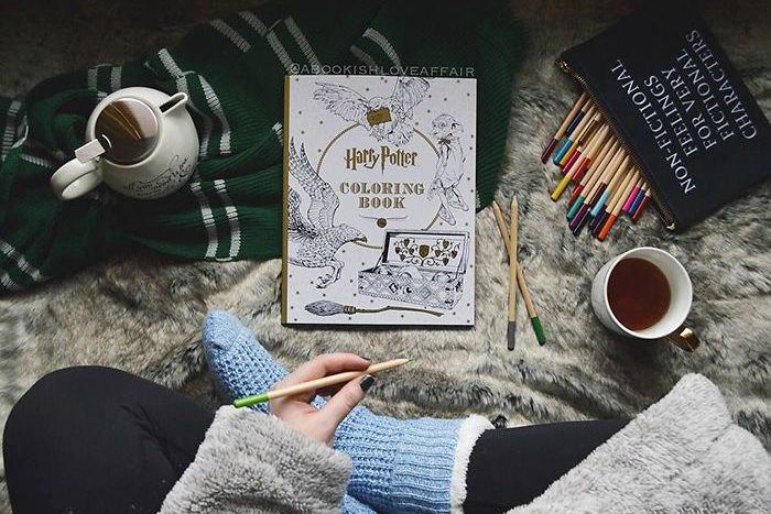 Harry Potter colouring book