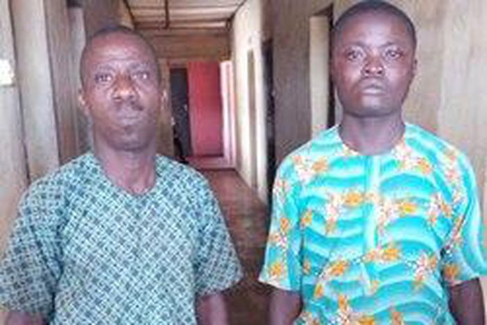 The suspects, Wole Oke and Wasiu Adesina