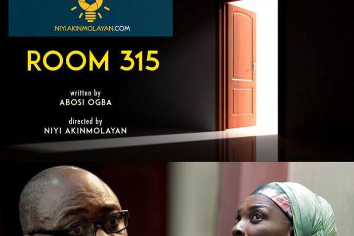Tina Mba and Bimbo Manuel as Edwina and Dr. Stone in "Room 315"