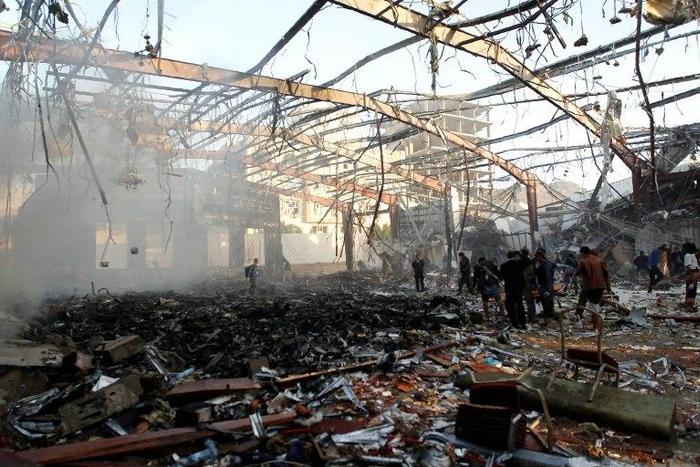 A UN report said air strikes by the Saudi-led coalition in Yemen were suspected of causing around half of all civilian deaths