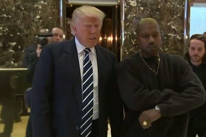 Kanye West and Donald Trump