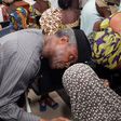 Yemi Osinbajo with Chibok girls