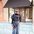 Style enthusiast Monica Awe Etuk sports the cold shoulder and denim trend