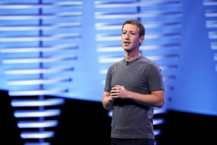 Facebook CEO Mark Zuckerberg speaks on stage during the Facebook F8 conference in San Francisco, California April 12, 2016. REUTERS/Stephen Lam