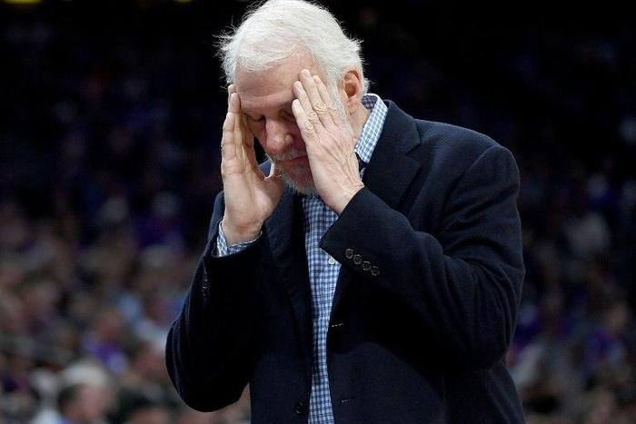 Head coach Gregg Popovich of the San Antonio Spurs said he was still getting to grips with the fact Donald Trump was elected adding he was "sick to my stomach"