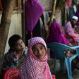 Rohingya refugees from Myanmar at a camp in Teknaf, Bangladesh, on November 26, 2016