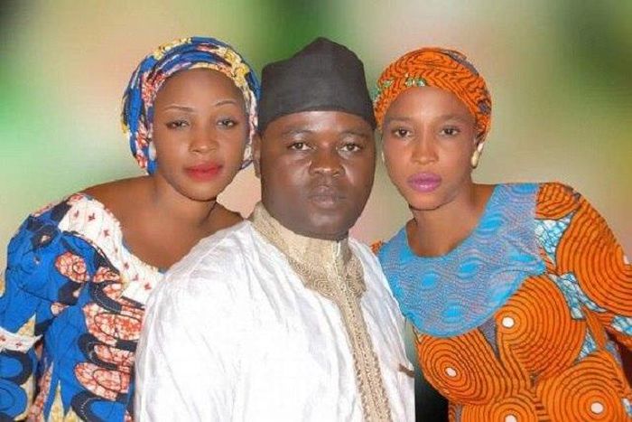 Isiaka Dahiru and his two brides