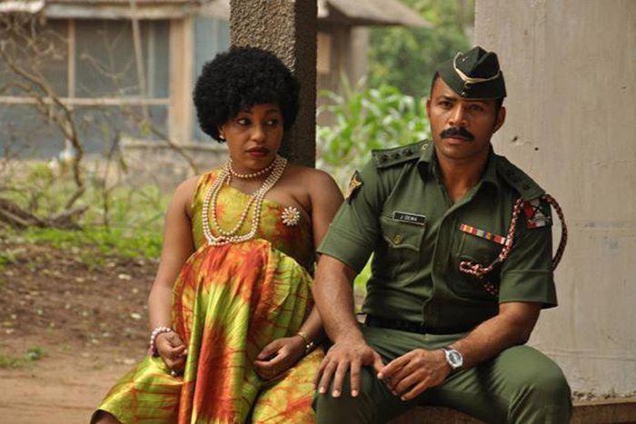 Rita Dominic and Ramsey Nouah in "76"
