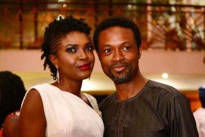 Omoni Oboli and husband respond to her Controversial Blue Dress to Aso Rock