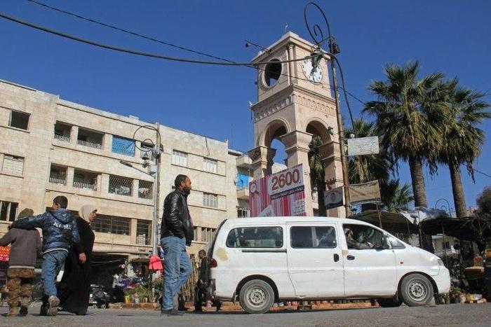 Idlib's main square