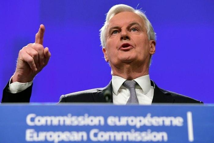 Michel Barnier addresses a press conference at the European Commission in Brussels, on December 6, 2016