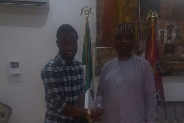 John Mikel Obi and Bukola Saraki