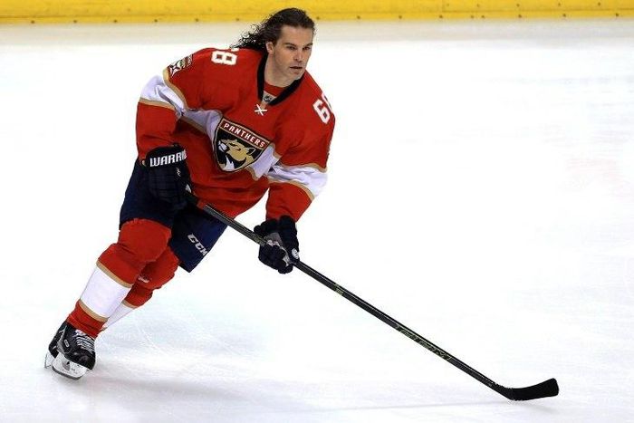 Florida Panthers' Jaromir Jagr is second placed on the all-time NHL points list