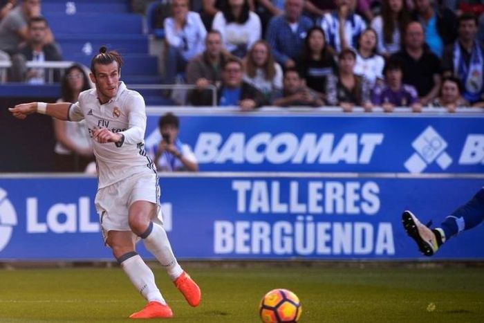Real Madrid's Gareth Bale in action.