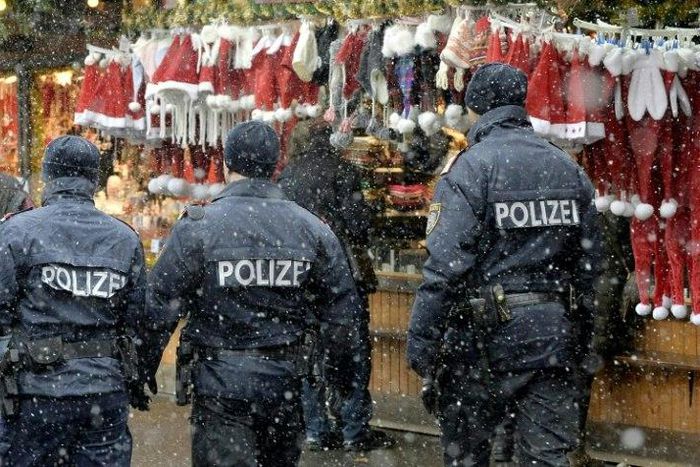 Police presence had been boosted across Austria for the end-of-year festivities in the wake of a terror attack in neighbouring Germany