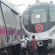 Delhi Metro Trains.
