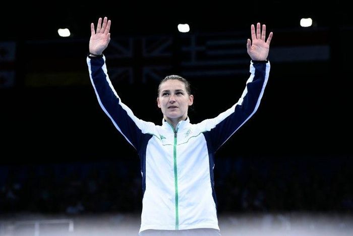 Gold medallist Ireland's Katie Taylor pictured in 2015 ill make her professional debut at Wembley's SSE Arena on November 26, 2016
