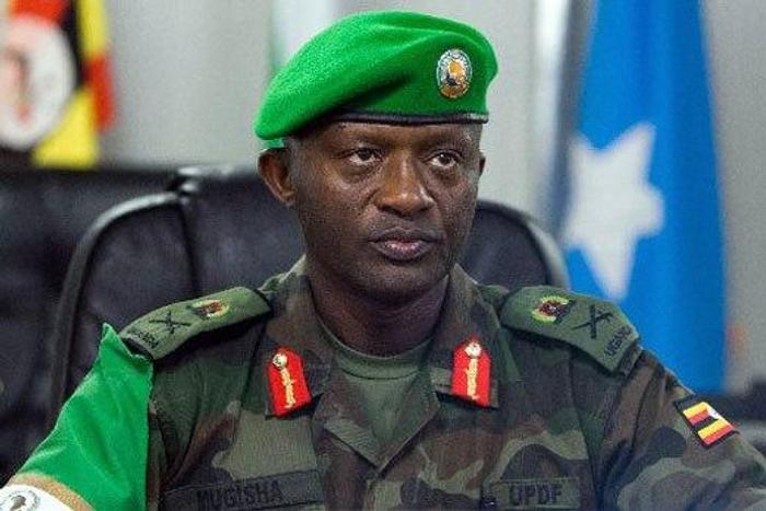 African Union Mission in Somalia (Amison) force commander-Major General Nathan Mugisha