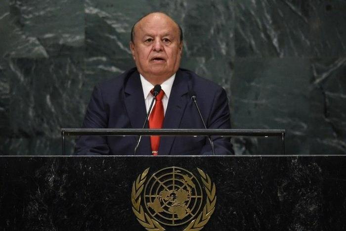 Yemen's President Abedrabbo Mansour Hadi pictured in September at the United Nations