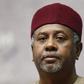 Mohammed Sambo Dasuki listens to a question after his address at Chatham House in London, January 22, 2015.   REUTERS/Andrew Winning