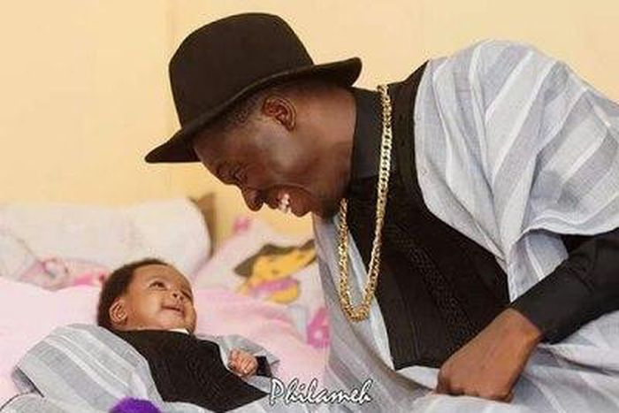 Akpororo and daughter