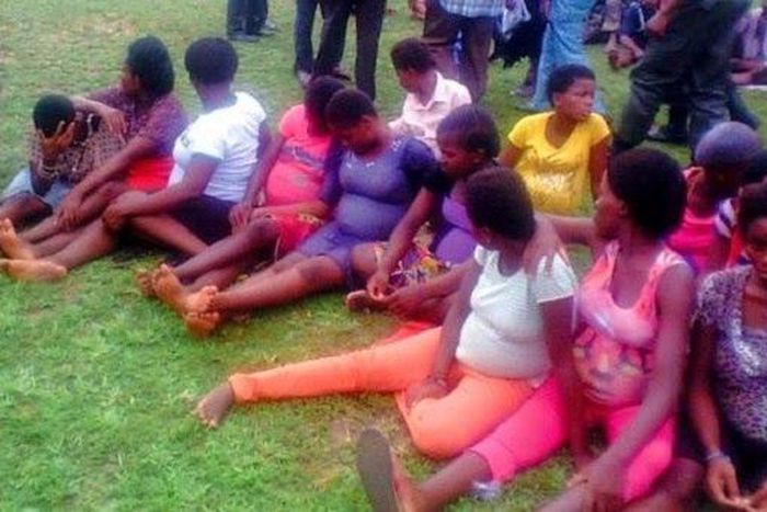 Pregnant teenagers rescued from a baby factory