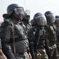 Cross section of policemen during the flag off of Operation Harmony in Kafanchan, Kaduna state.