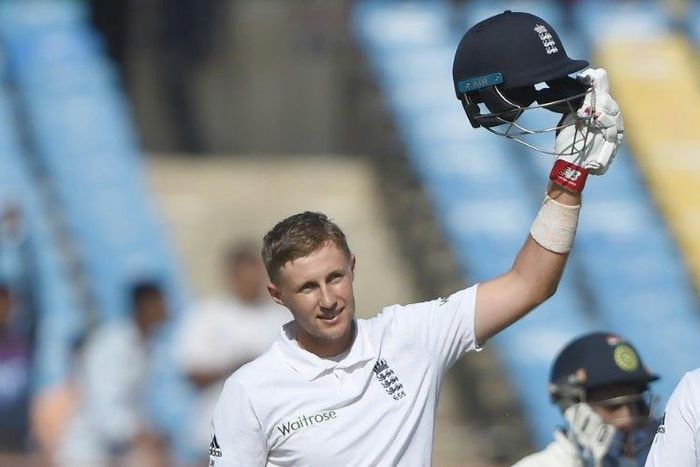England's Joe Root scored 124 runs on the opening day of the first Test against India in Rajkot on November 9, 2016