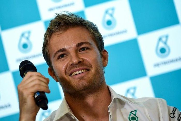 Formula One World Champion Nico Rosberg addresses the media in Kuala Lumpur on November 29, 2016