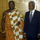 Otumfuo Osei Tutu II (L), King of Ashanti Kingdom of Ghana