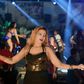 A belly dancer performs during a wedding in the Egyptian Qalyubia governorate, northern Cairo
