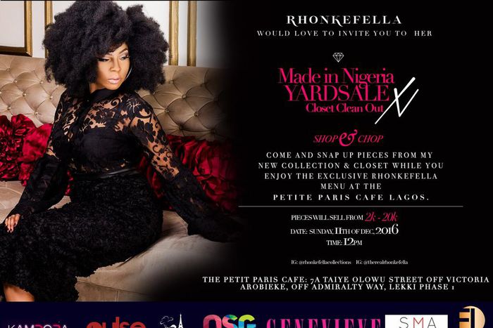 Rhonkefella Made in Nigeria Yardsale & Closet Clean Out