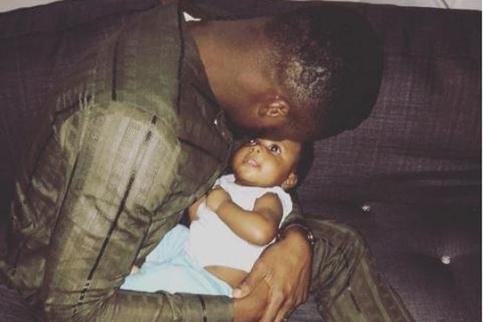 Ubi Franklin and baby boy, Jayden