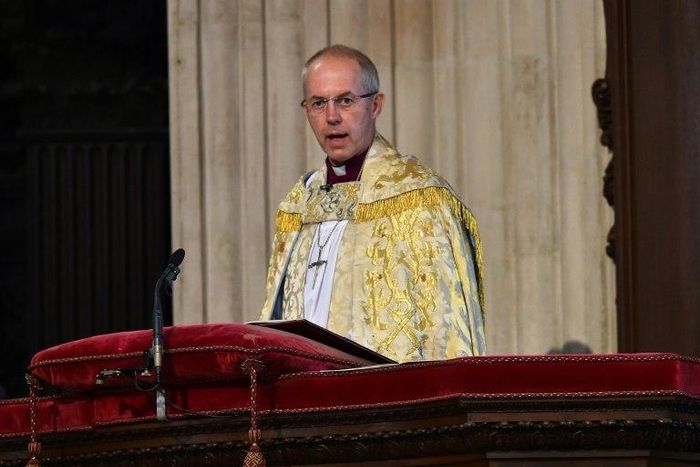 In his Christmas Day sermon Archbishop of Canterbury Justin Welby was to say world values were "in the wrong place" with people trusting in "in the wrong things"