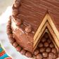 Layered chocolate and Malteesers cake