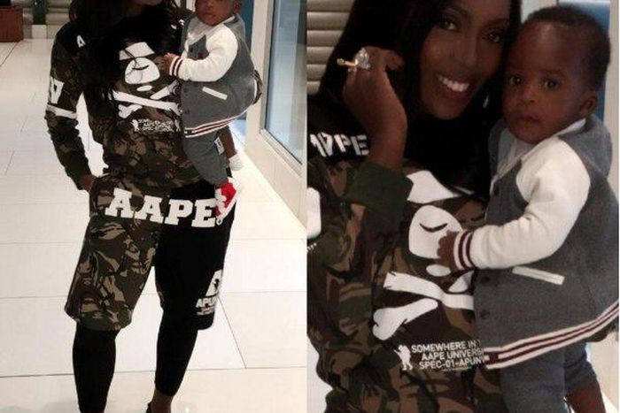 Tiwa Savage and son, Jamal