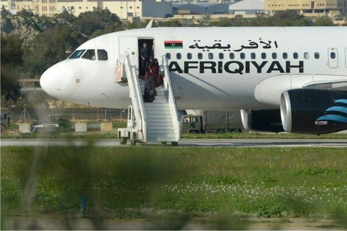 The Afriqiyah Airways Airbus A320 was en route from Sabha to Tripoli when it was taken over and forced to fly to Malta on December 23, 2016